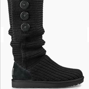 UGG CLASSIC CARDY KNIT BOOTS